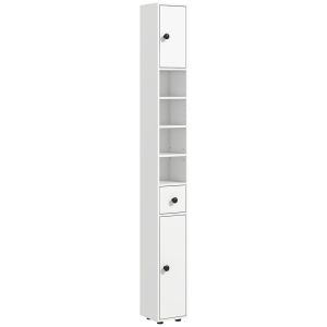 Coluna casa de banho 20x20x180 cm color blanco kleankin