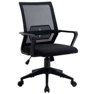 Cadeira de escritório espuma, nylon, pp y poliéster preto