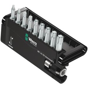 Conjunto de ponteiras - wera - 8167-9 - 10 peças - torx - comprimento 25 mm