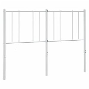 vidaXL cabecero de metal blanco 160 cm