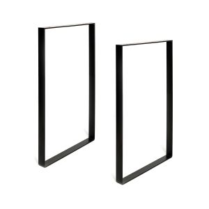 Rei | conjunto de 2 pés de mesa | 385x40x710mm | feito de aço | acabamento
