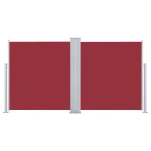 Toldo lateral retrátil 170x600 cm vermelho