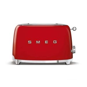 Torradeira - smeg - 2 fatias - 950watts - tabuleiro para migalhas - vermelh