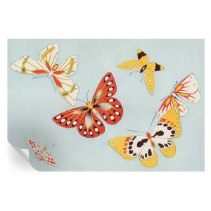 Papel de parede adesivo borboletas artísticas 104x152 tulup