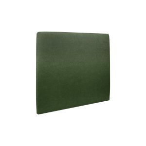 Cabeceira estofada de 140 cm - tela fosca kaki tecido verde - verde caqui