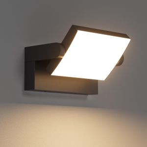 Luminária de parede interior e exterior impermeável regulável 18 w 2700 k
