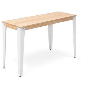 Mesa de jantar lunds 40x120x75cm bl-na