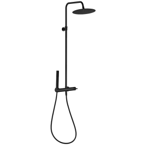 Luisa columna de ducha mecánica negro
