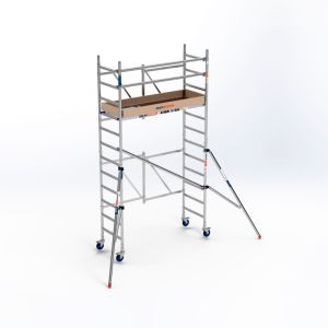 Andaime dobrável Xtrem 75x190 4,70 m at com estabilizadores e rodapé
