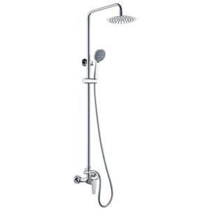 Conjunto chuveiro monocomando teide cromo-imex