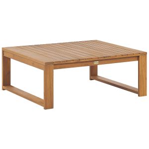 Mesa de centro madeira de acácia certificada castanho timor