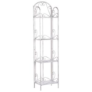 Estante com prateleiras valdivia 40 cm 166 cm metal branco