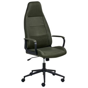 Cadeira de escritório rebel tecido verde escuro
