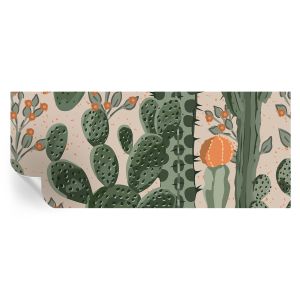 Papel de parede adesivo cactos verdes 250x104 tulup