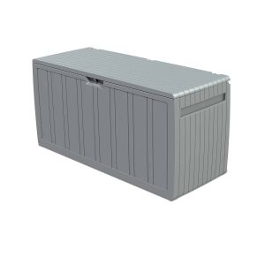 Baú em resina 117x45,5x57,50 cm (270l) top cinzento
