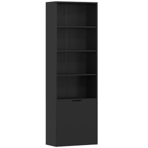 Estante para livro 59x29x180 cm Homcom, casa - móveis de armazenamento