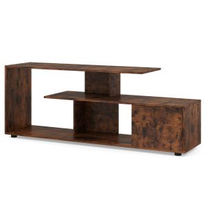 Móvel de tv - helloshop26 - 152x38x58,5 cm - design assimétrico - painéis d