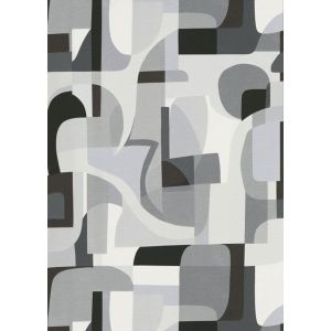 Erismann papel de parede formas geométricas preto,brancoecinzento