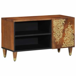 Móvel de tv - helloshop26 - design moderno - madeira de mangueira maciça -