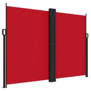 Toldo lateral retrátil 180x1200 cm vermelho