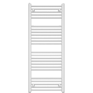 Radiador toalheiro branco 122x45cm / 519w(dt=50k) / casa de banho até 8 m2