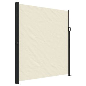 Toldo lateral retrátil 220x500 cm cor creme