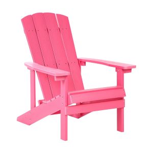 Cadeira de jardim adirondack rosa