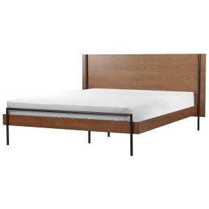 Cama libermont 160 x 200 cm freixo escuro