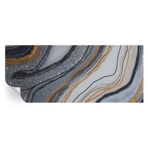 Papel de parede adesivo ondas de pedra 250x104 tulup