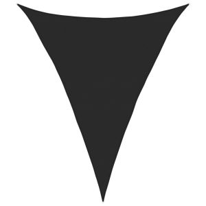 vidaXL toldo de vela negro hdpe 160 g/m² 4x5x5 m