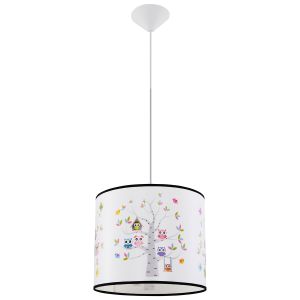 Lámpara coLGante sowy 1 multicolor cloruro de polivinilo 30x82x30cm