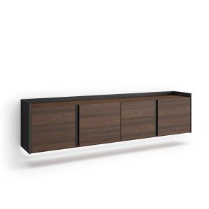 Móvel de tv, 207x35x50cm, suspensos, LED rf4715