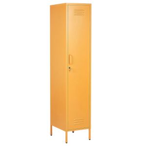 Armário de escritório frome metal amarelo
