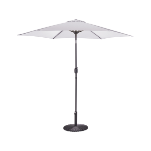 Guarda-sol de jardim 266 cm varese cinzento claro