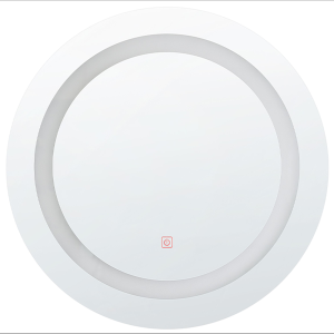 Espelho LED para casa de banho selune 58 cm 58 cm prateado