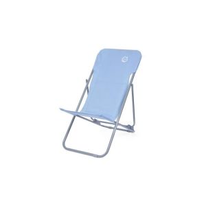 O’sun espreguiçadeira dobrável azul 4 posições com estrutura resistente