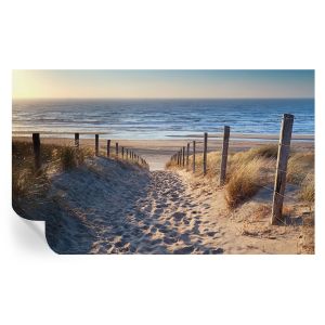 Papel de parede adesivo caminho da praia 416x254 tulup