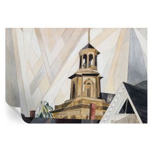 Papel de parede adesivo torre arquitetônica 104x152 tulup