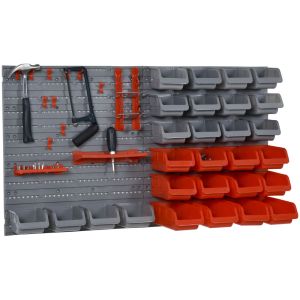 Conjunto de estante com 44 peça 95x22x54 cm pp bicolor durhand