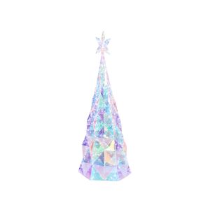 Decoração de exterior LED iceland 120 cm árvore de natal multicolor