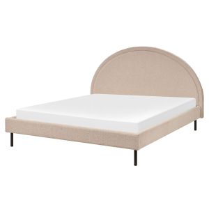 Cama bouclé margut 160 x 200 cm creme