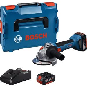 Esmerilhadoras angulares 125 mm - gws 18v-8 - Bosch - com 2 baterias 18v 4.