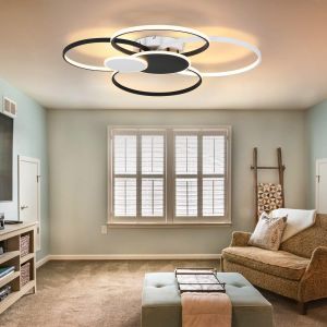 Nettlife LED luz de teto para - grande lâmpada moderna para 94 cm