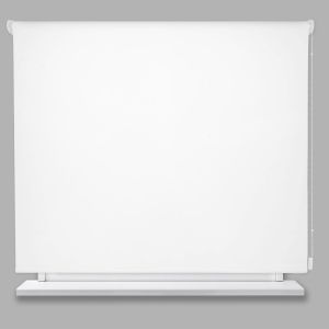 Estor enrollable opaco blanco 50x80cm.