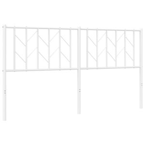 vidaXL cabecero de metal blanco 160 cm