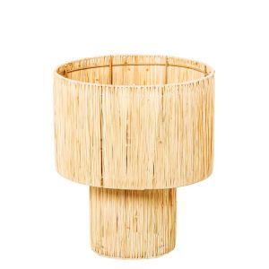 Abajur de mesa em rattan natural, 1 lâmpada de E27 40 w (máx.)