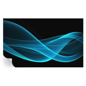 Papel de parede vinílico ondas chamativas 416x254 tulup