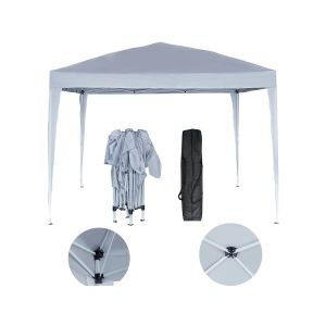 Gazebo de jardim dobrável "svetlana 3" - 9 m² - 3 x 3 m - branco