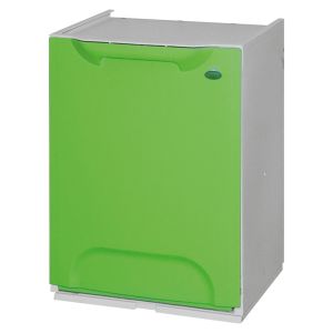 Lixeira de polipropileno artplast 20l green com tanque