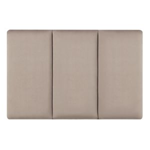 Conjunto de 3 painéis de parede carpino veludo 60x30cm - cinzento claro